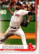 2019 Topps Brandon Workman #378 Boston Red Sox Baseball Card