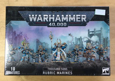 Thousand Sons Rubric Marines Warhammer 40K -  43-35 - New Sealed - 10 Miniatures