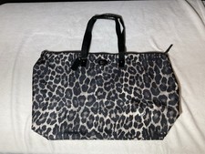 Coach Leopard Print Packable Travel Tote/Weekender Bag