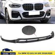 Spoilerschwert F�r BMW G01 X3 G02 X4 Carbon Color M-Paket 18-20 Frontspoiler ABS