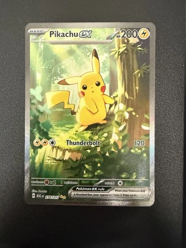 New ListingPikachu ex SIR 276/217 Mega Evolution Ascended Heroes Pokemon Card NM Pack Fresh