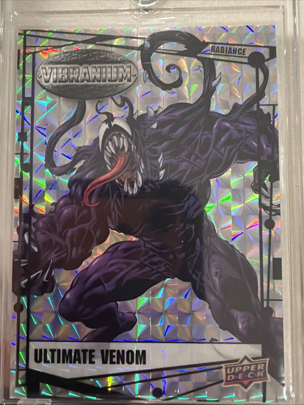 Ultimate Venom - 2015 Upper Deck Marvel Vibranium #80 Radiance Vibranium /50