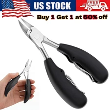 Extra Large Toe Nail Clippers For Thick Hard Nails Cutter Heavy Duty Stainless