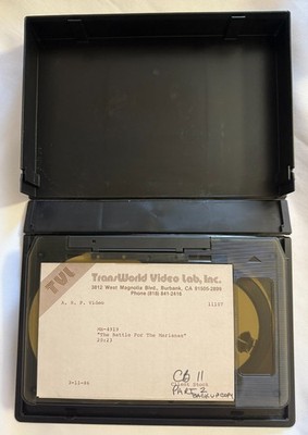 RARE U-MATIC UCA-20 1980's TVL CASSETTE TAPE ''The Battle For the Marianas''
