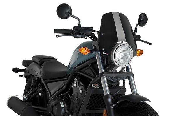 Puig New Generation Sport FüR Honda CMX 500 Rebel, CMX 500 Rebel SE Schwarz-image