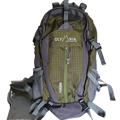 Olympia USA Hawk Outdoor Backpack Green Gray Hiking Outdoors | eBay