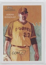 2010 Topps National Chicle Adrian Gonzalez by Jeff Zachowski #49 11pj
