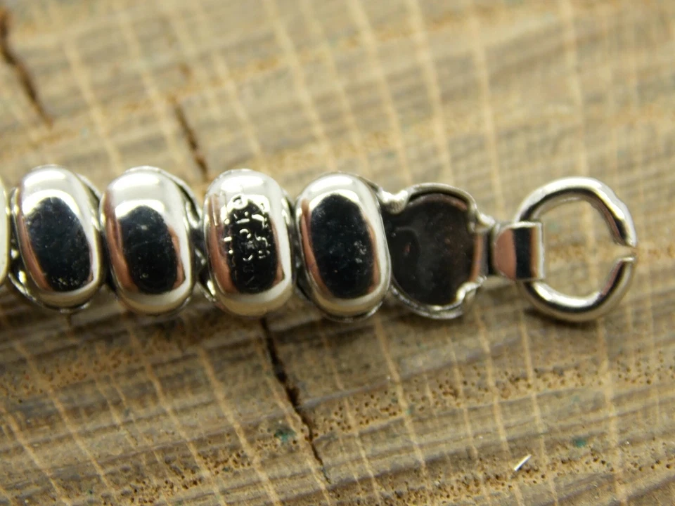 Correa de reloj vintage Triumph EE. UU. expansión llena de oro blanco anillo extremo nuevo sin usar Foto 3 de 4