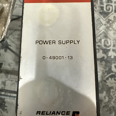 RELIANCE ELECTRIC Power Supply 0-49001-1 Used #1547