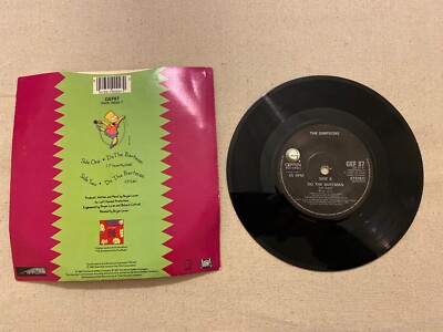 The Simpsons Do The Bartman 7” Vinyl Record Vintage Collectable | eBay The Simpsons Do The Bartman 7” Vinyl Record Vintage Collectable | eBay