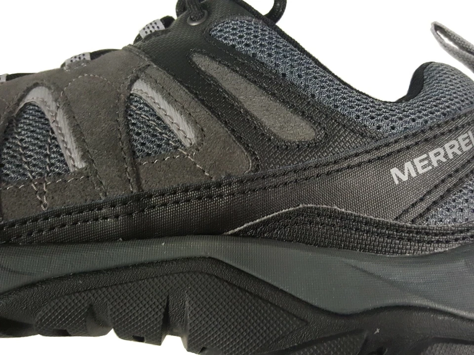 Merrell Herren Outmost Ventilator Trekkingschuhe grau Leder  - Bild 3 von 4