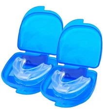 2x Anti Snoring Aid Moldable Mouthpiece - Oral Sleeping Disorder Snoring Device