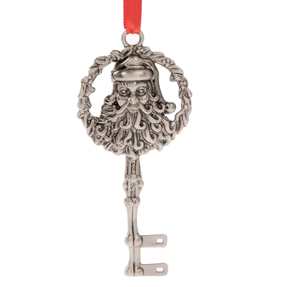 Noël Métal Magique Santa Clé pour Non Cheminée The Leonardo Collection 9cm - Photo 1/3