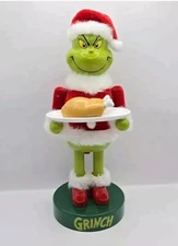 The Grinch With Turkey Wooden Nutcracker 2024 Grinch Who Stole Christmas Santa