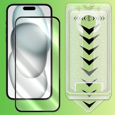 Oleophobic Dust Free Installation Screen Protector For Apple iPhone 15 Pro Phone