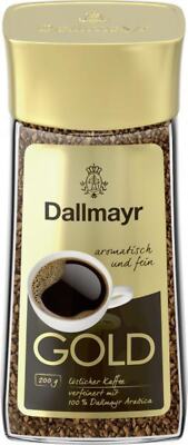 Dallmayr Coffee | Dallmayr Gold Instant Coffee | 7 Ounce Total /200 Gr