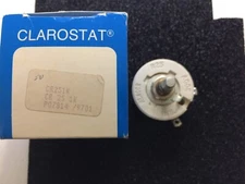 CR25 CLAROSTAT 1K PONTENTIOMETER RHEOSTAT CR251K 1 UNIT