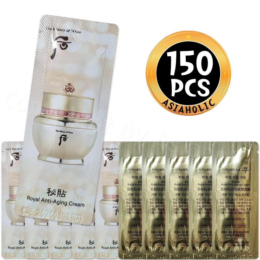 The history of Whoo Bichup Royal Anti-Aging Cream 1ml x 150pcs (150ml) Sample
Opens in a new window 