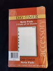 Day-Timer Note Pads Refill, 5 1/2" x 8 1/2" # 87228, 2 Pads of 24 Sheets NEW! — photo 1