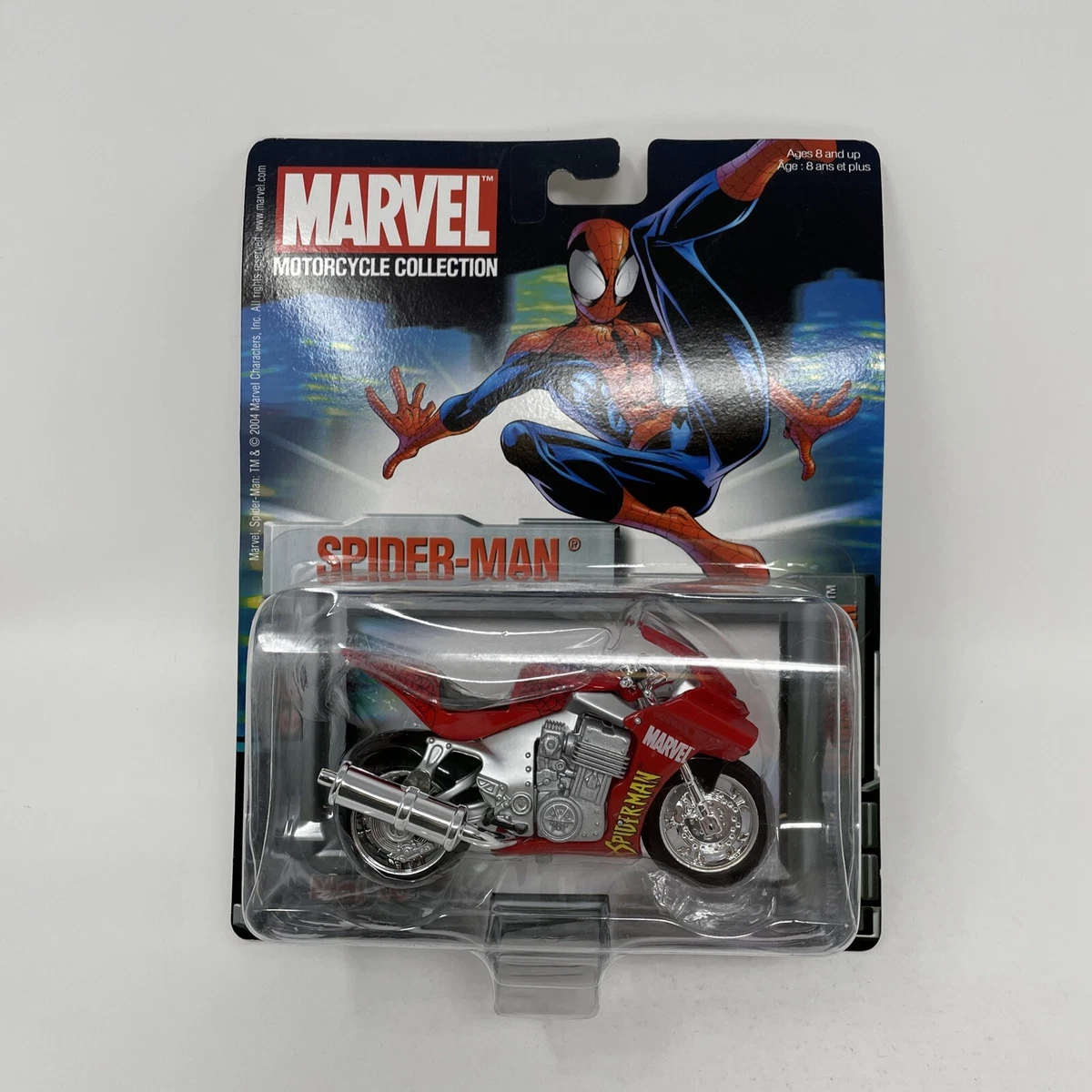 Marvel Motorcycle Collection Spiderman Blurred Vision Maisto