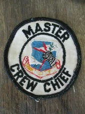 VINTAGE MASTER CREW CHIEF Strategic AirCommand Uniform Badge PATCH USAF Military
