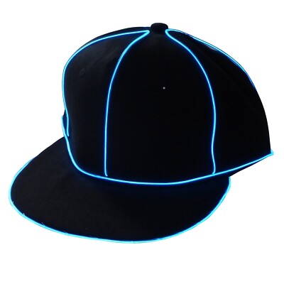 LED-Basecaps mit leuchtenden Streifen als coole Schirmmützen Baseballkappen