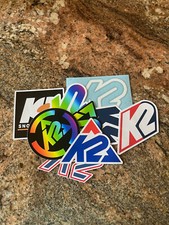 K2 Sticker Pack / Lot - 9 Ski Snowboard vinyl decals
