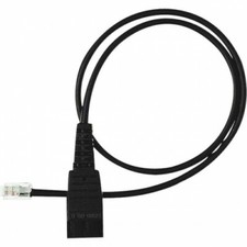Image of Jabra Replacement QD to RJ10 Bottom Cable Brand New 8800-00-01