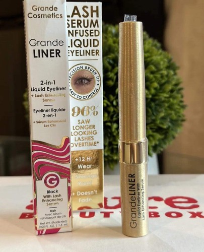 2x NEW Grande Liner 2-in-1 Liquid Eyeliner Enhanced With Lash Serum. Black. - Picture 3 of 3