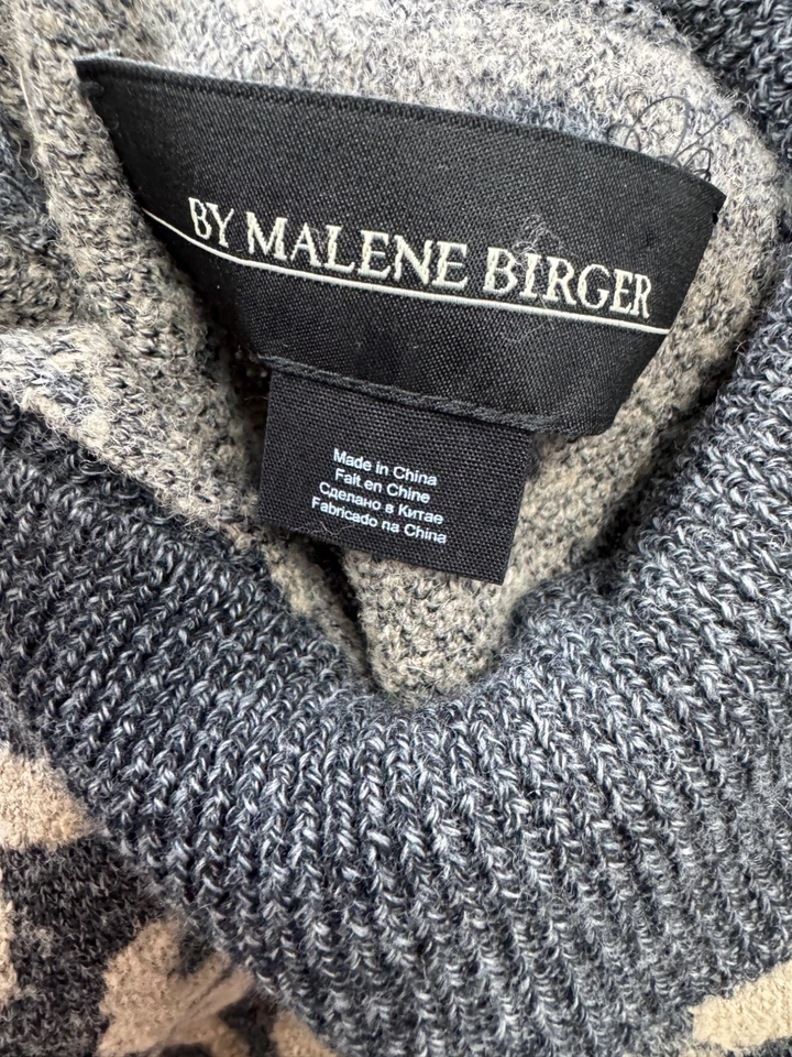 Свитер женский средний By Malene Birger шерсть лоллия альпака леопард событие праздник - Изображение 3 из 4