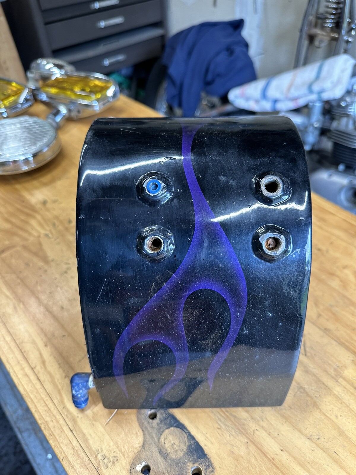 VINTAGE GME OIL TANK HARLEY CHOPPER SPORTSTER IRONHEAD XLCH K MODEL KR