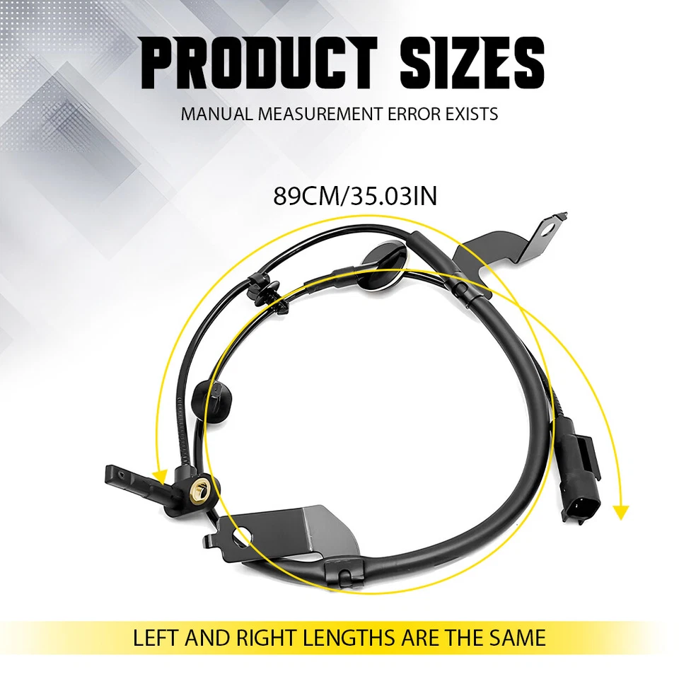 2X ABS Wheel Speed Sensor Front Right & Left For 2011 2012 13-2019 Dodge Journey - Image 4 of 4