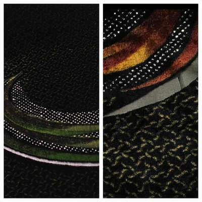 Burnout Samt mit Flitter Glitzer Kleiderstoff 55'' breit M637 Mtex
