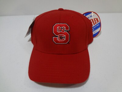 VTG NCAA NC State Wolfpack LOGO Superflex S/M Hat Headmaster Inc NEW NWT