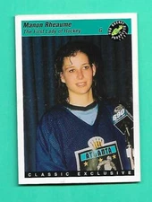 (1) MANON RHEAUME 1993 CLASSIC # 4 ATLANTA KNIGHTS  EX/EX+  CARD (W1561)  