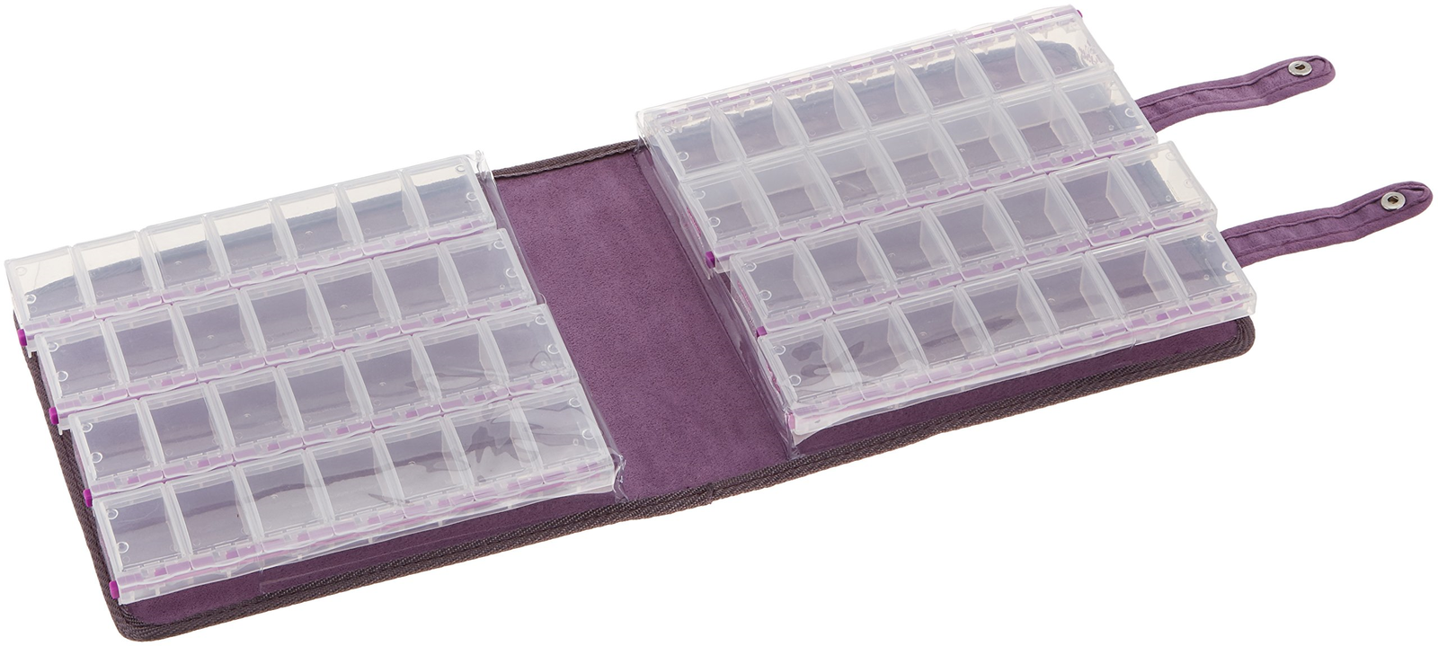 Craft Mates Lockables 56 Double Extra Large 2 XL Compartment Ultrasuede