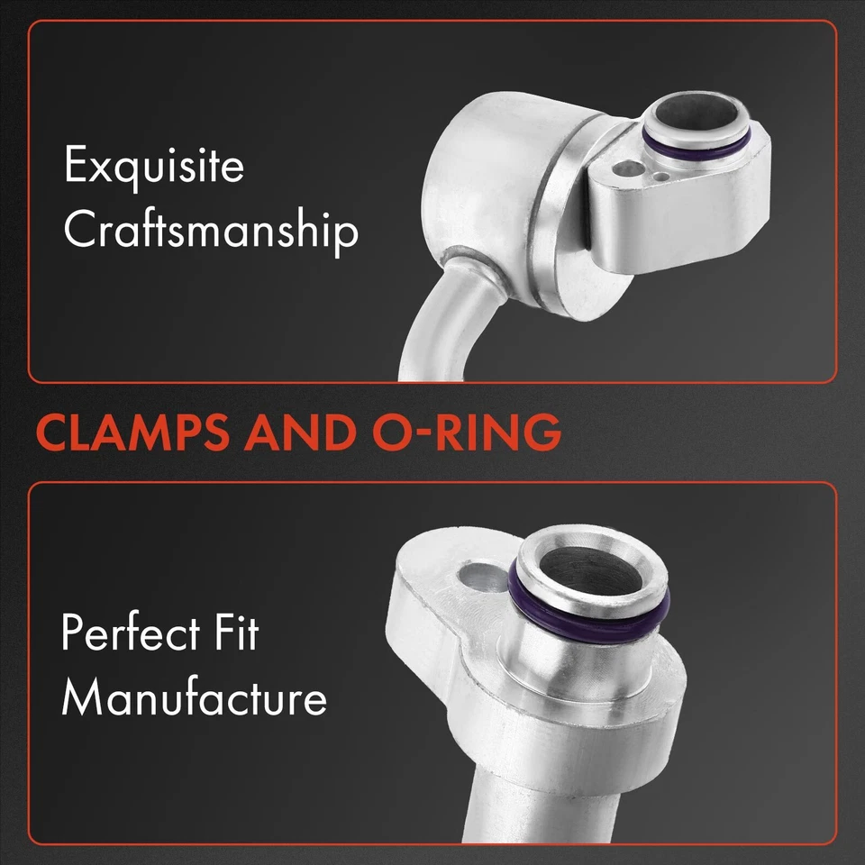 Nueva manguera de succión de refrigerante de aire acondicionado para Mercedes-Benz C180 C200 C250 baja presión Foto 3 de 4