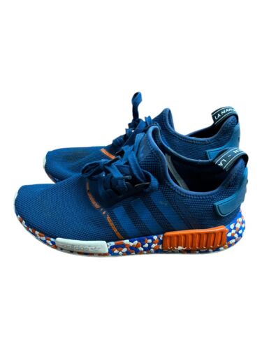 Adidas NMD R1 Men Size 10.5 Blue Low Top Lace Up Athletic Sneakers Shoes OOAK - Picture 3 of 15