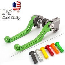 Fit Kawasaki KX65 KX85 01-20 KX250 04 Pivot Brake Clutch Lever Handle Grips USA