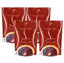 4 x S Sure Plus Blood Orange 7 Caps Weight Management Fat Dietary Supplement