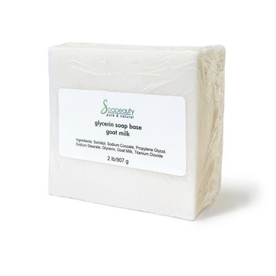 GOAT MILK GLYCERIN MELT & POUR SOAP BASE DETERGENT FREE NATURAL