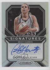 2021 Panini Prizm WNBA Signatures Silver Becky Hammon #SG-BHM Auto HOF 4l6
