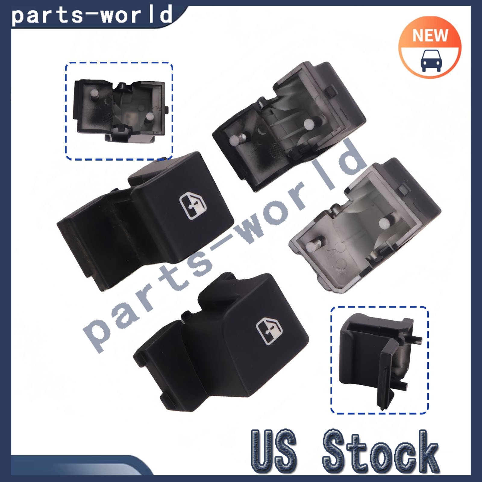 4X Left Front Master Window Switch Button for Maserati Quattroporte M139 247993