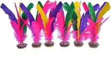Baitaihem Kick Shuttlecock Chinese Jianzi Colorful Feather Foot Sports Outdoor G