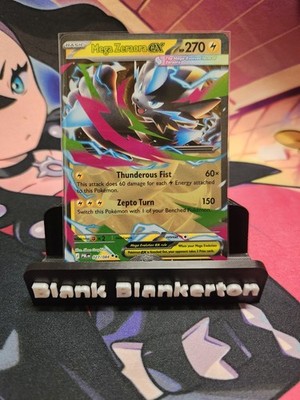 Pokemon TCG Mega Zeraora ex 027/084 ME05 Pitch Black Double Rare