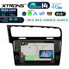 Autoradio Android 4/64gb Golf 7 2013-2017 Stereo Auto Navi GPS DAB+ Integrata - Miniatura 2