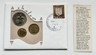 1970 Israeli Lira, 10 & 5 Agorot First Day Cover, Stamps & Info Card 99 Company