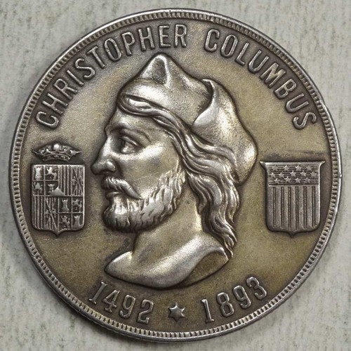 1893 Columbian Exposition Columbus Box Dollar SH 6-175, Choice AU    0607-99