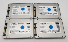 LOT OF 4 | Crucial MX500 SSDs | 500GB | SATA 3 | 2.5"
