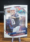 2025 Panini Prizm #165 Drake Maye White Disco Prizm New England Patriots